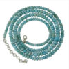 Larimar Beads Necklace 18 with Extension