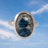 K-2 gemstone comes from the second tallest mountain next to Himalaya. Made with 925 sterling silver nickel-free and allergy-free material. Hidden Resizable 7-10.