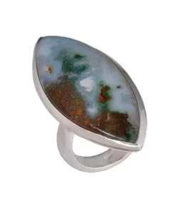 Assorted natural Gemstones Rings. 925 Sterling Silver - comfortable hidden adjustable band. Quality Bezel-Setting - Allergy Free.